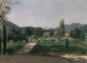 Friedrich August von Kaulabch Garden in Ohlstadt oil painting artist